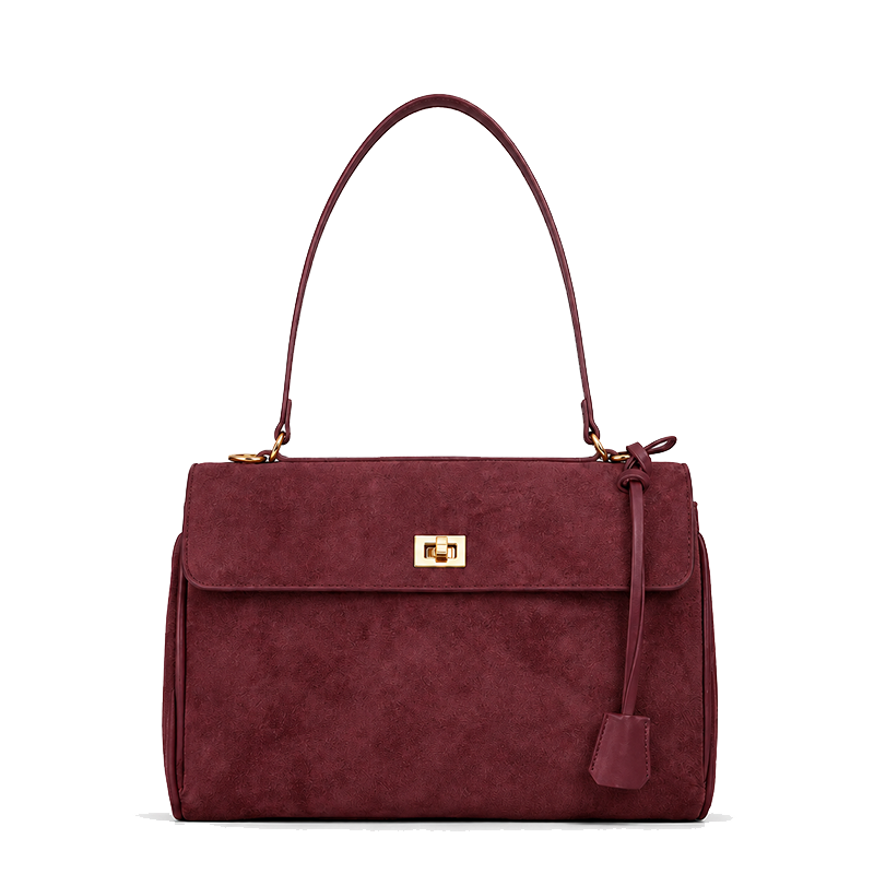 The Daily Vintage Kelly Suede Tote Bag