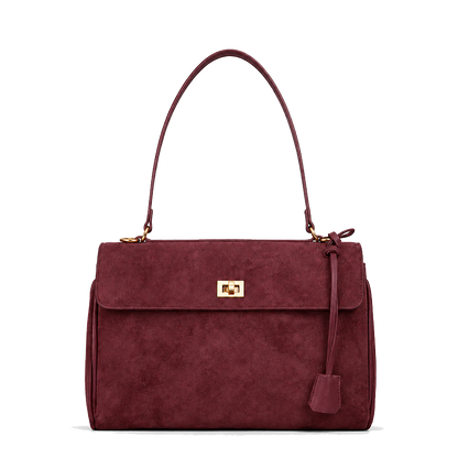 The Daily Vintage Kelly Suede Tote Bag