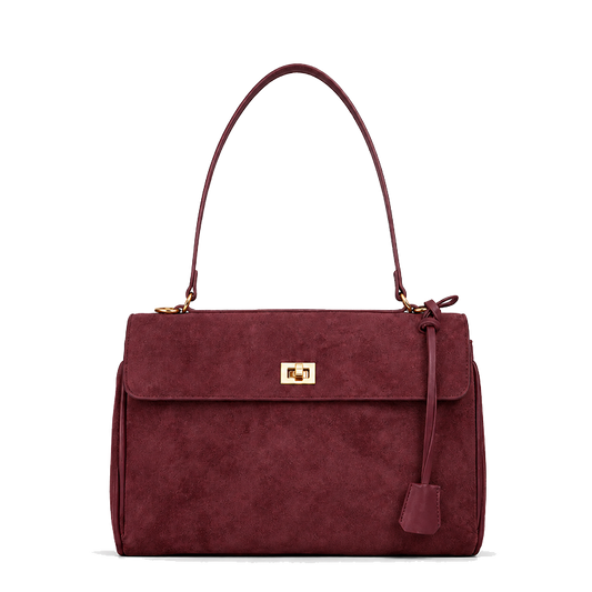 The Daily Vintage Kelly Suede Tote Bag