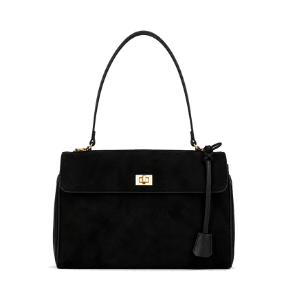 The Daily Vintage Kelly Suede Tote Bag