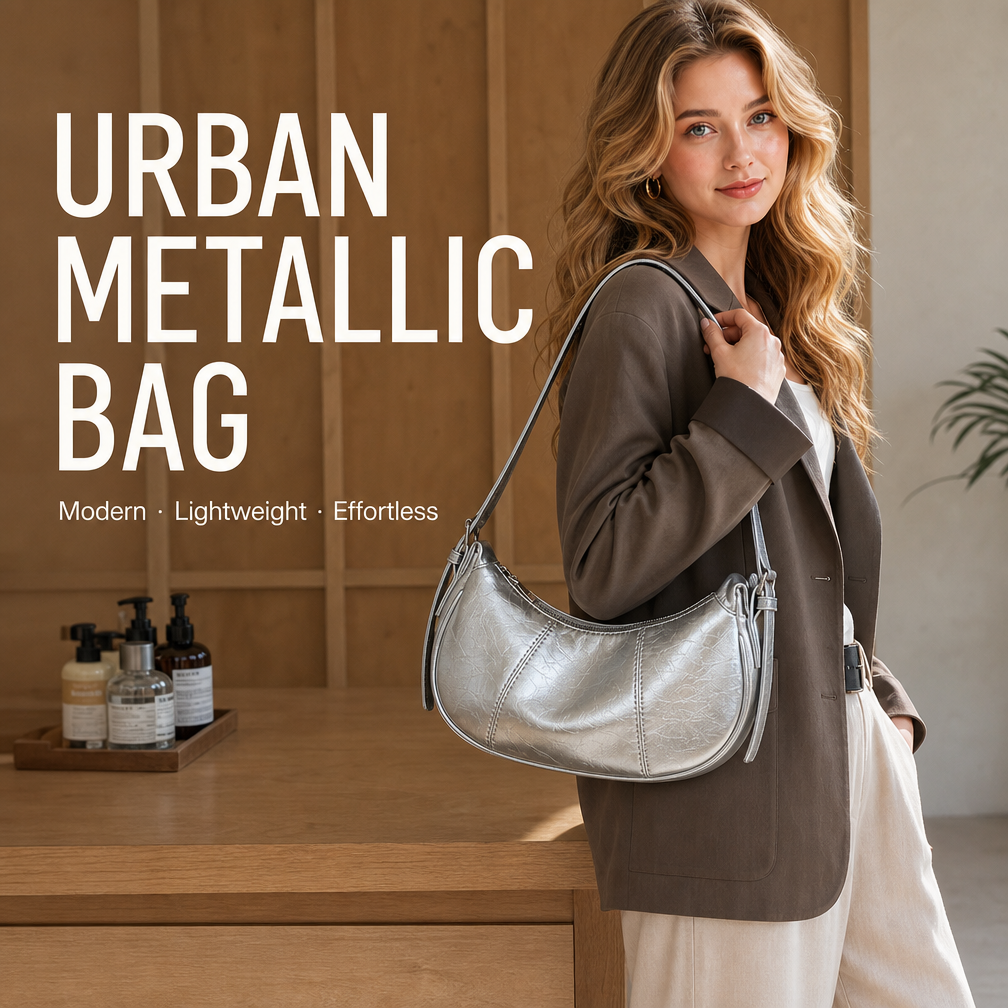 Aria Everyday Metallic Bag