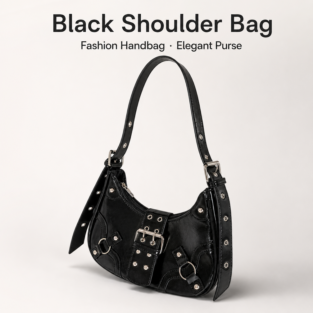 Rebel Buckle Shoulder Bag
