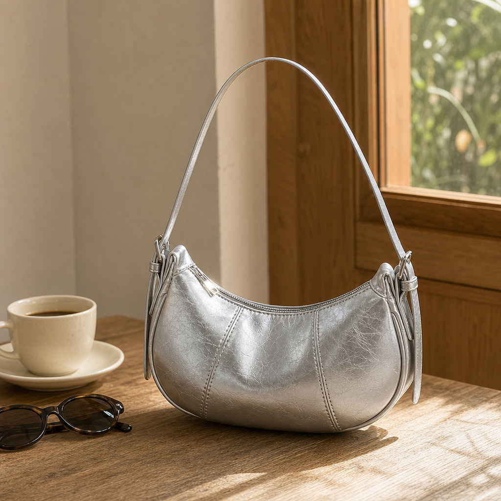 Aria Everyday Metallic Bag