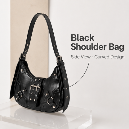 Rebel Buckle Shoulder Bag