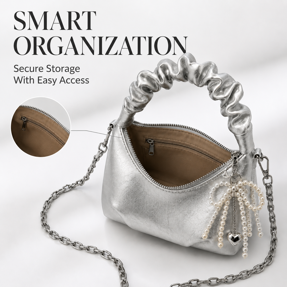 The Luna Metallic Mini Bag