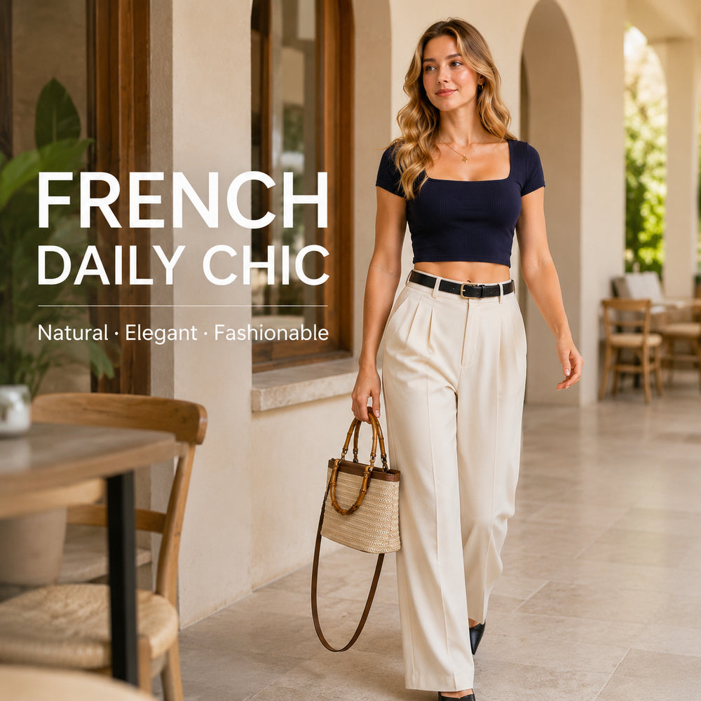 French Summer Woman Handbag