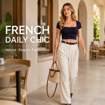 French Summer Woman Handbag