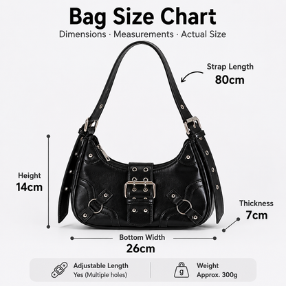 Rebel Buckle Shoulder Bag