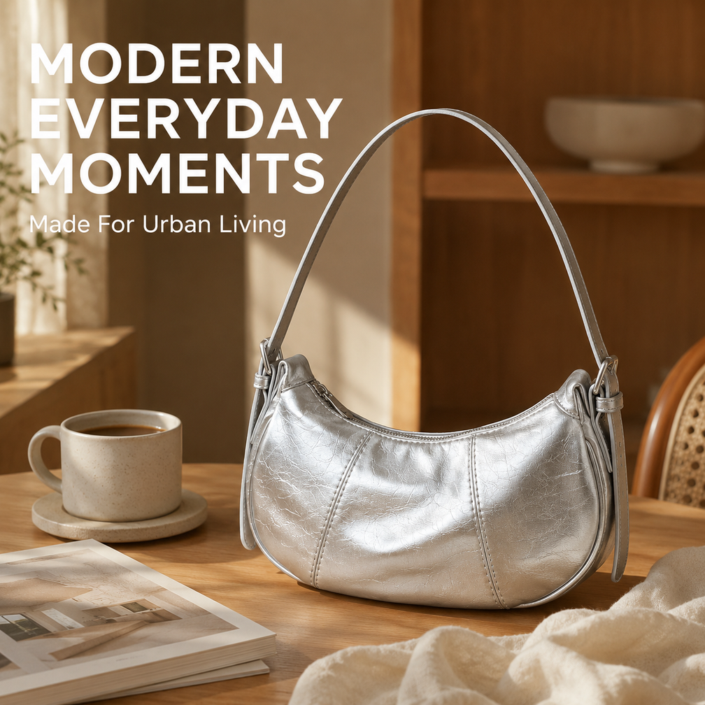 Aria Everyday Metallic Bag