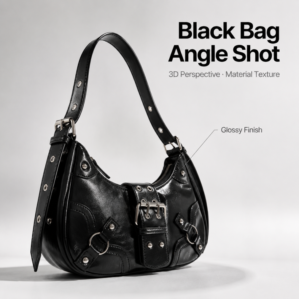 Rebel Buckle Shoulder Bag