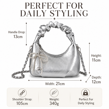 The Luna Metallic Mini Bag