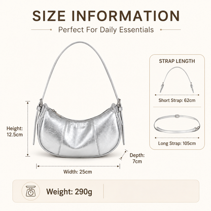Aria Everyday Metallic Bag