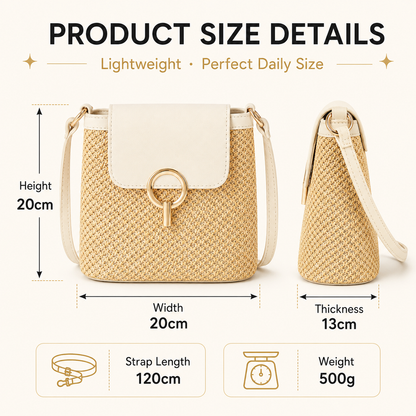 The Riviera Straw Crossbody
